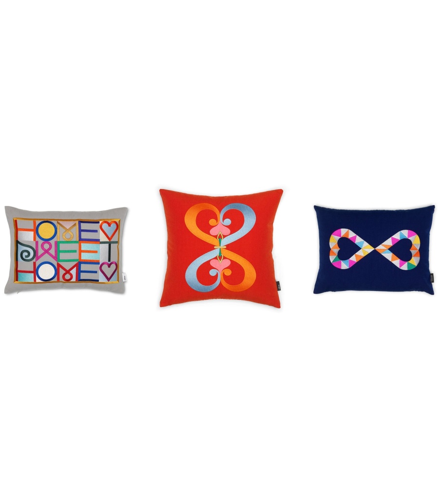 Vitra Embroidered Pillows